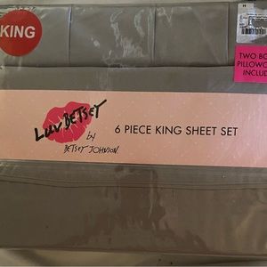 6 piece King Sheet Set